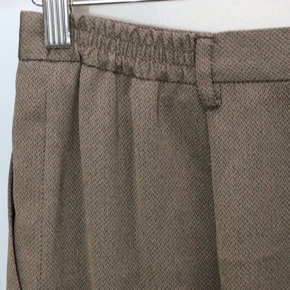 Jennifer Moore Brown Textured Poly Crepe 1 Button Pant Suit Sz 10 - Picture 8 of 9